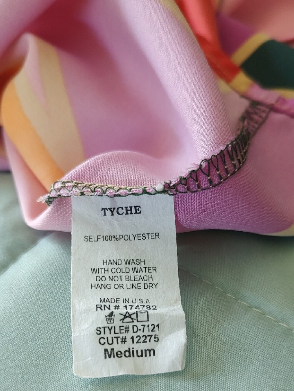 Tyche Multicolor Abstract Shift Halter - Picture 7 of 7